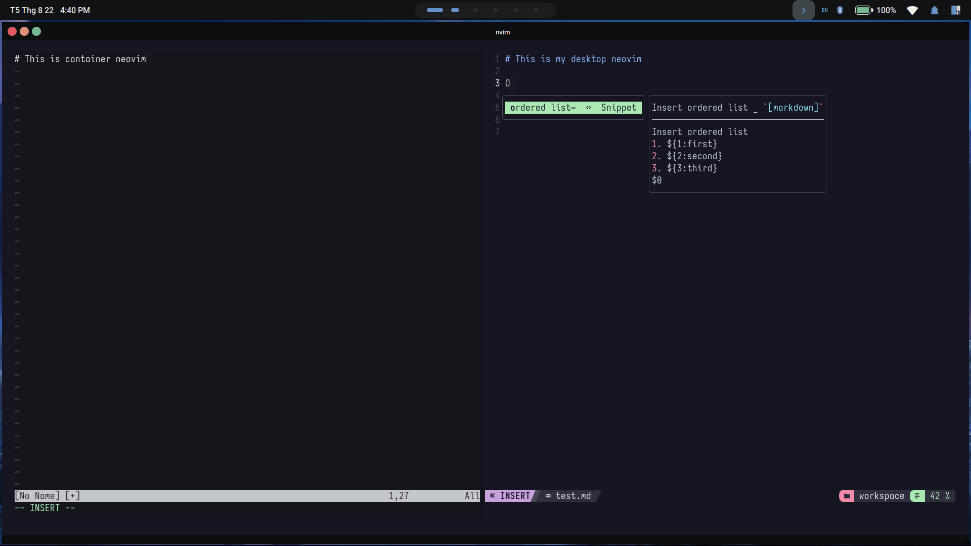 neovim-empty-vs-config